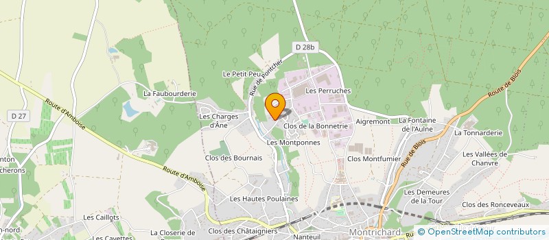 localisation de l'entreprise MONSIEUR MAXIME MARTEAU à LE CONTROIS-EN-SOLOGNE