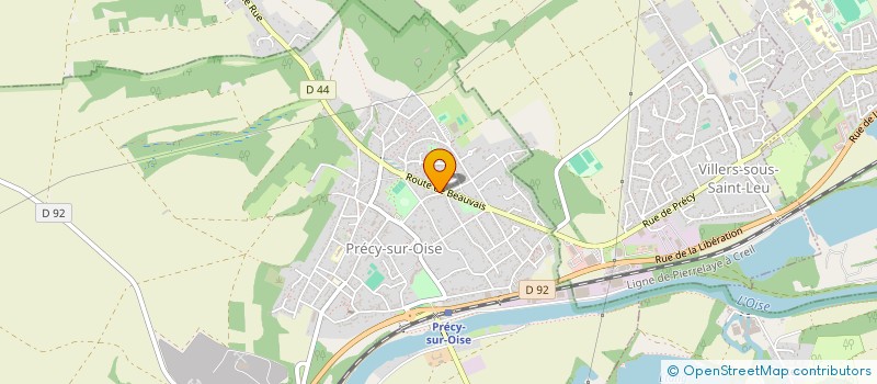 localisation de l'entreprise MONSIEUR MAXIME MARTEL  PRECY-SUR-OISE