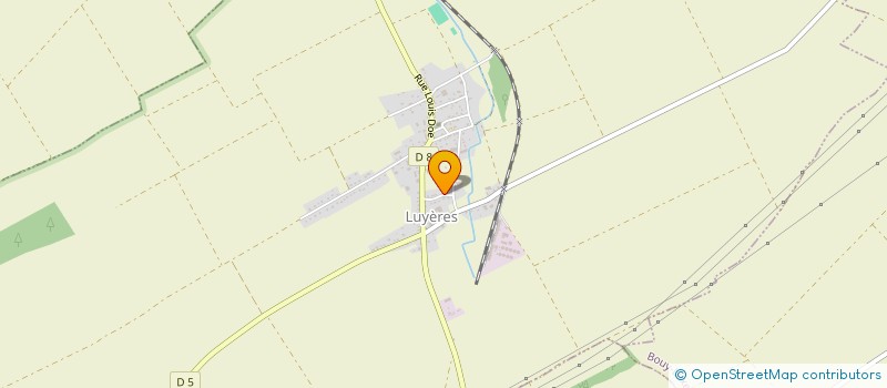 localisation de l'entreprise MONSIEUR MAXIME MARTIN  LUYERES