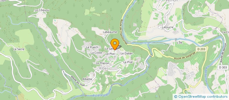 localisation de l'entreprise MONSIEUR MAXIME MARTIN  RIBES