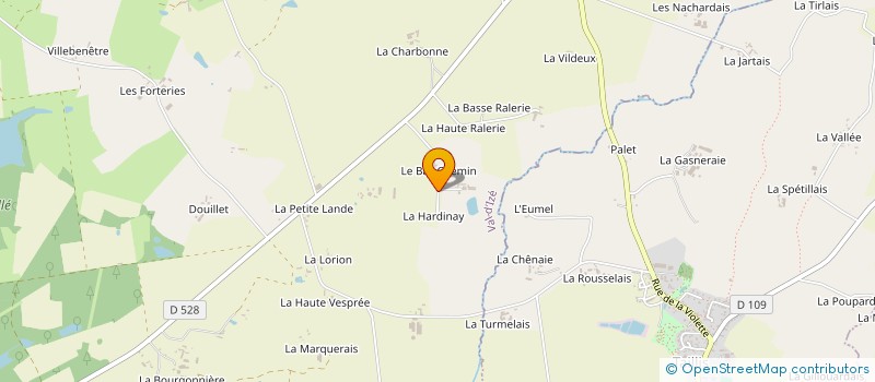 localisation de l'entreprise MONSIEUR MAXIME MARTIN  VAL-D'IZE