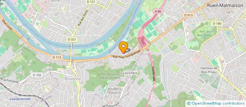 localisation de l'entreprise MONSIEUR MAXIME MARTIN à RUEIL-MALMAISON
