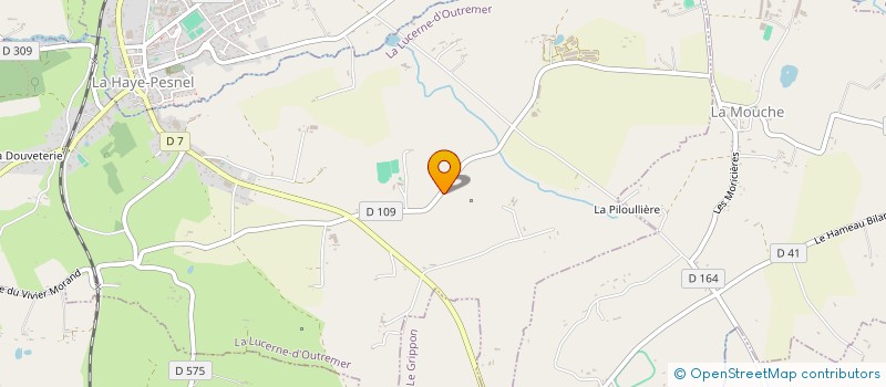 localisation de l'entreprise MONSIEUR MAXIME MARTIN  LA LUCERNE-D'OUTREMER