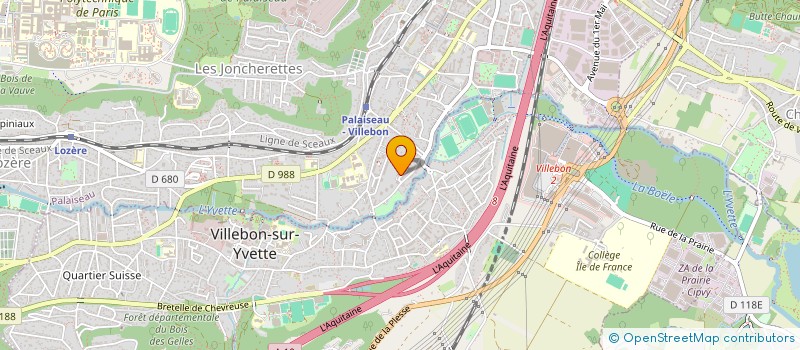 localisation de l'entreprise MONSIEUR MAXIME MARTINEZ  PALAISEAU