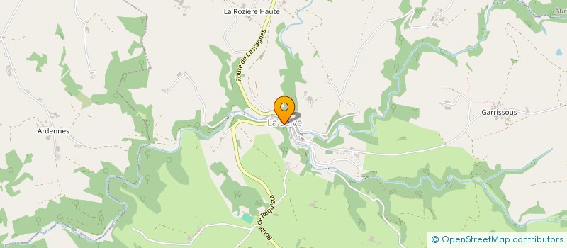 localisation de l'entreprise MONSIEUR MAXIME MARTY  LA SELVE