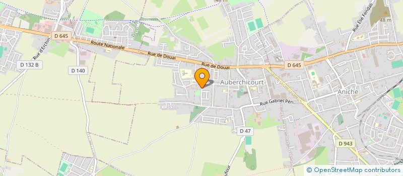 localisation de l'entreprise MONSIEUR MAXIME MARY  AUBERCHICOURT