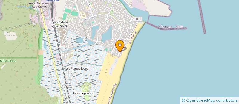 localisation de l'entreprise MONSIEUR MAXIME MASSENOT  PORT-LA-NOUVELLE