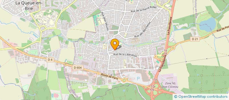 localisation de l'entreprise MONSIEUR MAXIME MASSON  PONTAULT-COMBAULT