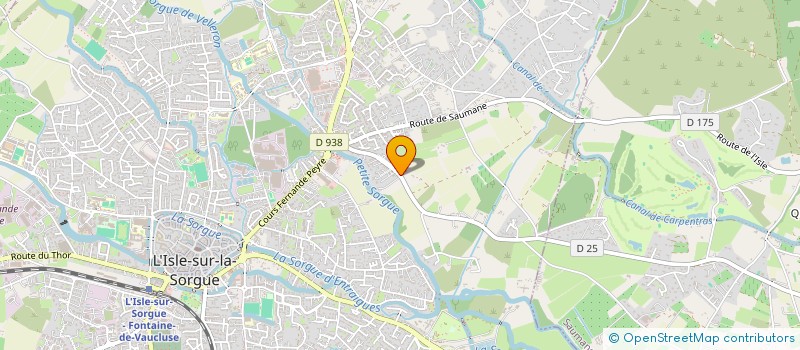 localisation de l'entreprise MONSIEUR MAXIME MASTROLIA  L'ISLE-SUR-LA-SORGUE