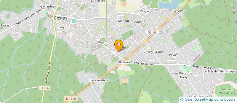 localisation de l'entreprise MONSIEUR MAXIME MATHIEUX  CESTAS