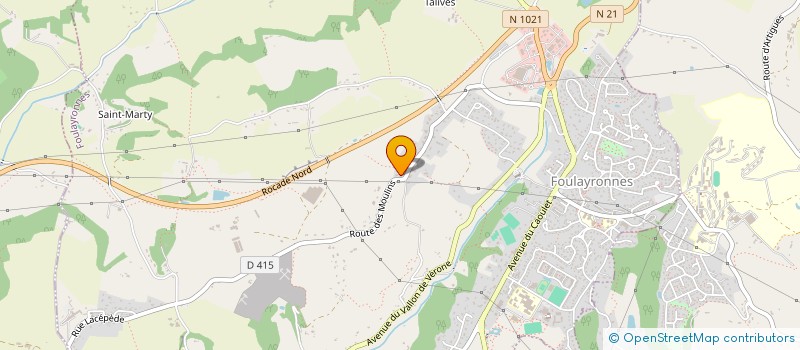 localisation de l'entreprise MONSIEUR MAXIME MATTESCO  FOULAYRONNES