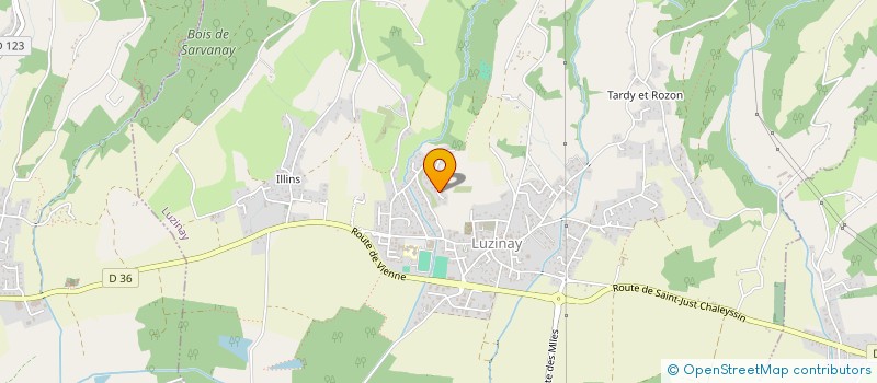 localisation de l'entreprise MONSIEUR MAXIME MAUGE  LUZINAY