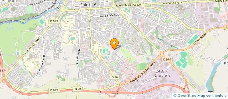 localisation de l'entreprise MONSIEUR MAXIME MAURICE  SAINT-LO