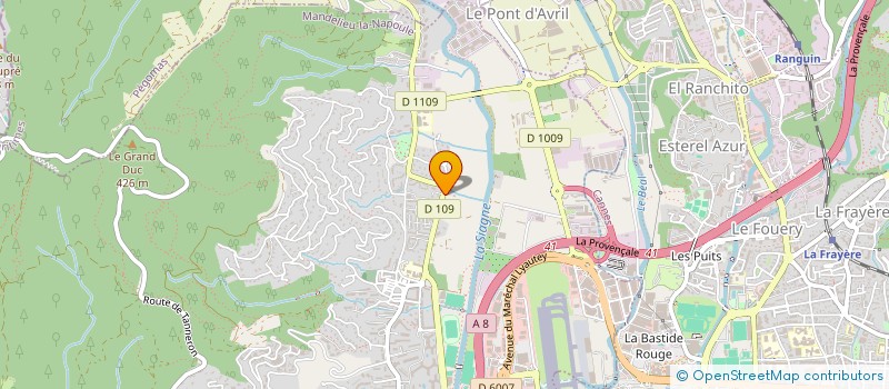 localisation de l'entreprise MONSIEUR MAXIME MAYER  MANDELIEU-LA-NAPOULE