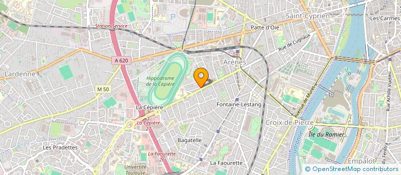 localisation de l'entreprise MONSIEUR MAXIME MAZELLA  TOULOUSE