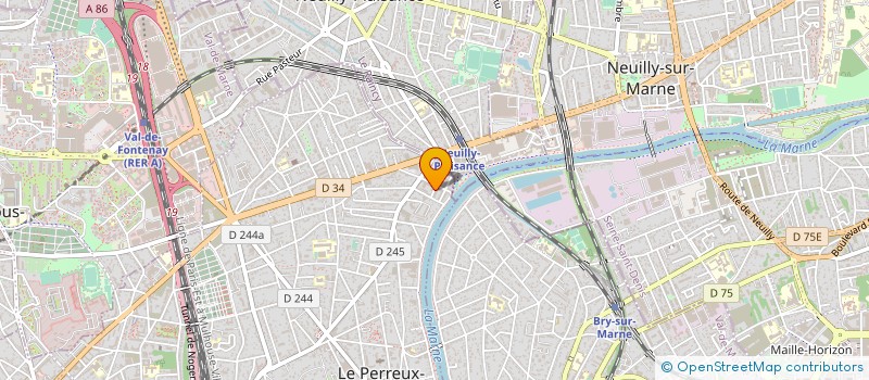 localisation de l'entreprise MONSIEUR MAXIME MAZZUCATO  LE PERREUX-SUR-MARNE