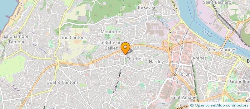 localisation de l'entreprise MONSIEUR MAXIME MENDIBOURE  ANGLET