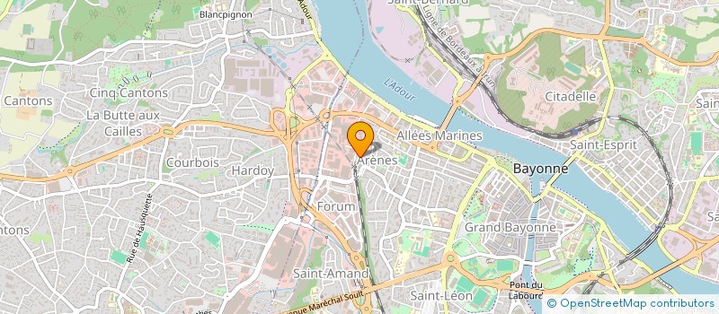 localisation de l'entreprise MONSIEUR MAXIME MENELEC à BAYONNE