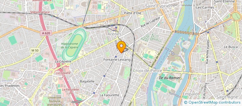 localisation de l'entreprise MONSIEUR MAXIME MENNAT  TOULOUSE