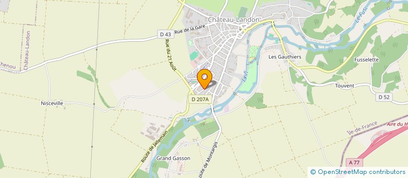 localisation de l'entreprise MONSIEUR MAXIME MENSURI  CHATEAU-LANDON