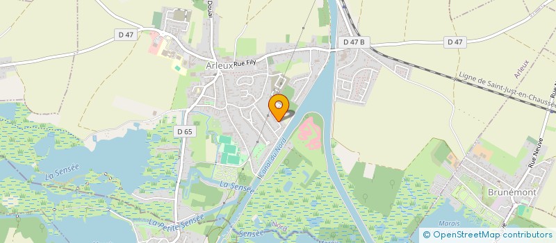 localisation de l'entreprise MONSIEUR MAXIME MENU  ARLEUX