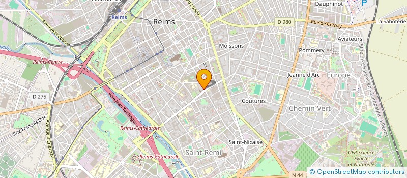 localisation de l'entreprise MONSIEUR MAXIME MERCIER  REIMS