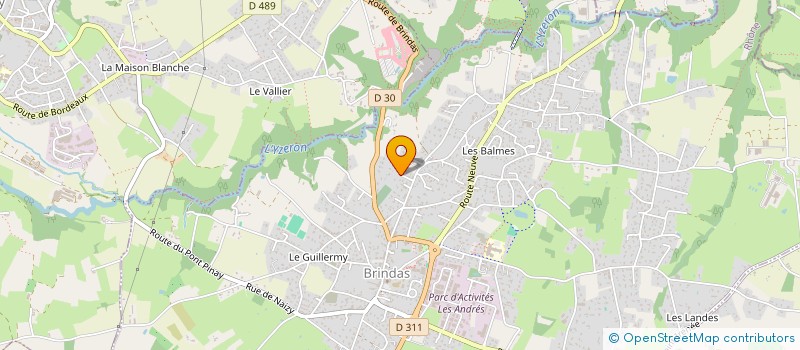 localisation de l'entreprise MONSIEUR MAXIME MERLE  BRINDAS