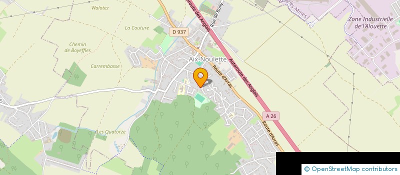 localisation de l'entreprise MONSIEUR MAXIME MERSAK à AIX NOULETTE