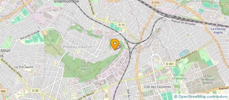 localisation de l'entreprise MONSIEUR MAXIME MESGUICH  NEUILLY-PLAISANCE