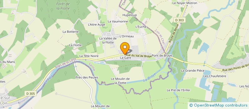 localisation de l'entreprise MONSIEUR MAXIME MESME  LOIR EN VALLEE