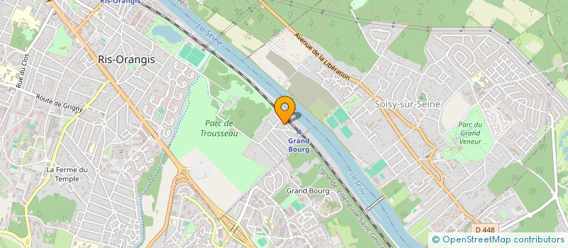 localisation de l'entreprise MONSIEUR MAXIME MESNAGE  RIS-ORANGIS