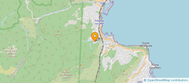 localisation de l'entreprise MONSIEUR MAXIME MESSMER  THEOULE-SUR-MER