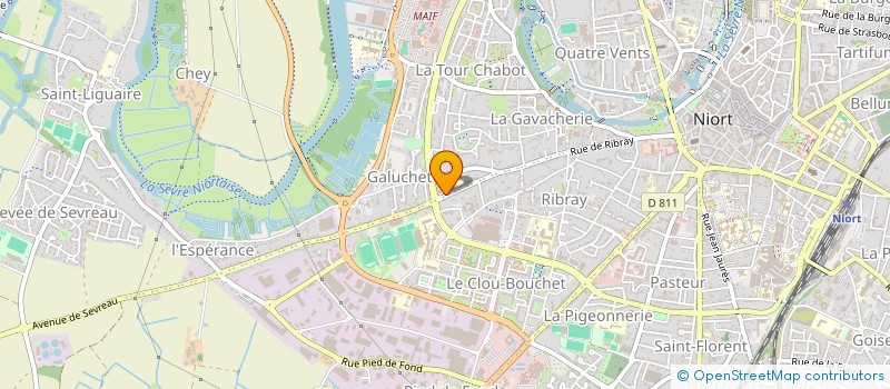 localisation de l'entreprise MONSIEUR MAXIME METIVIER à NIORT