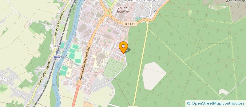 localisation de l'entreprise MONSIEUR MAXIME MEUNIER  COMPIEGNE