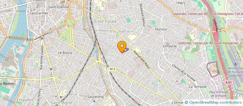 localisation de l'entreprise MONSIEUR MAXIME MEUNIER à TOULOUSE