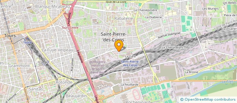 localisation de l'entreprise MONSIEUR MAXIME MEUNIER  SAINT-PIERRE-DES-CORPS