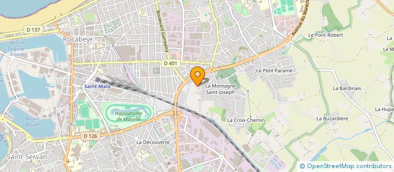localisation de l'entreprise MONSIEUR MAXIME MEURON à SAINT-MALO