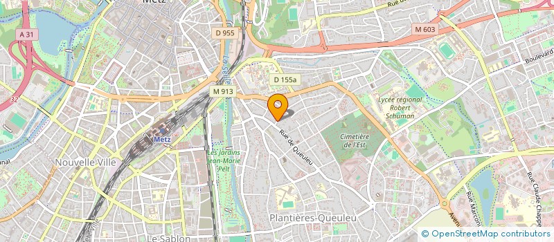 localisation de l'entreprise MONSIEUR MAXIME MEYER  METZ