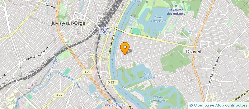 localisation de l'entreprise MONSIEUR MAXIME MEYER à DRAVEIL