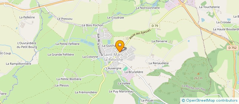 localisation de l'entreprise MONSIEUR MAXIME MICHAUD  SAINT-MARS-LA-REORTHE