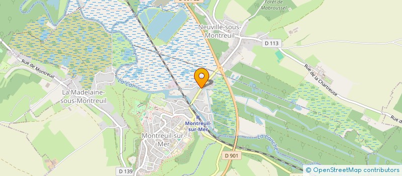 localisation de l'entreprise MONSIEUR MAXIME MICHAUX  MONTREUIL-SUR-MER