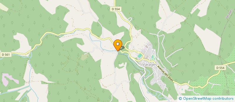 localisation de l'entreprise MONSIEUR MAXIME MICHEL  VARAGES