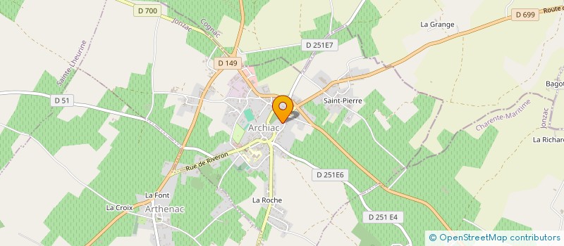 localisation de l'entreprise MONSIEUR MAXIME MICHELOT MAXIME  ARCHIAC