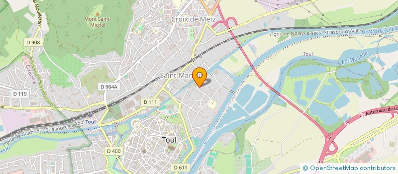 localisation de l'entreprise MONSIEUR MAXIME MICHON  TOUL