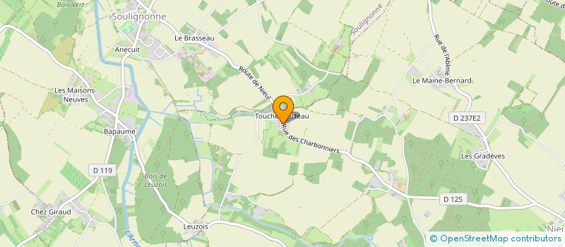 localisation de l'entreprise MONSIEUR MAXIME MILLE  NIEUL-LES-SAINTES