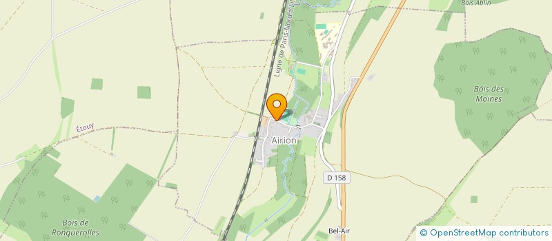 localisation de l'entreprise MONSIEUR MAXIME MILLET  AIRION