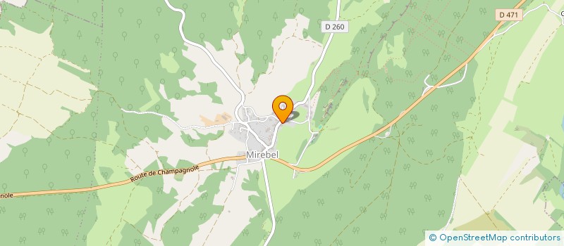 localisation de l'entreprise MONSIEUR MAXIME MILLIERE  HAUTEROCHE