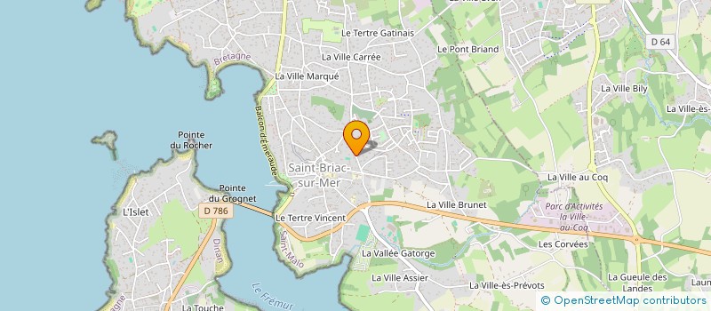 localisation de l'entreprise MONSIEUR MAXIME MINARD  SAINT-BRIAC-SUR-MER