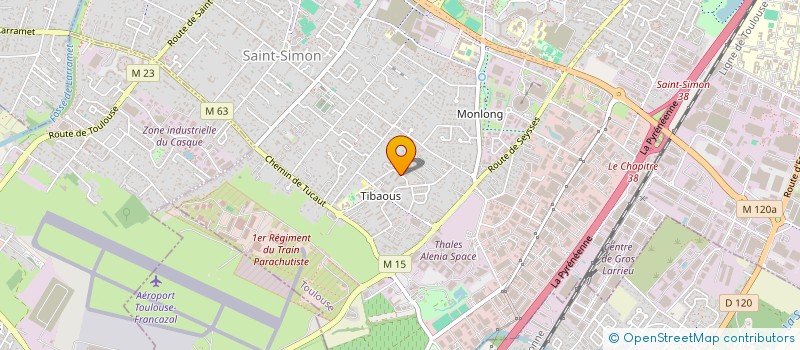 localisation de l'entreprise MONSIEUR MAXIME MINETTE à TOULOUSE