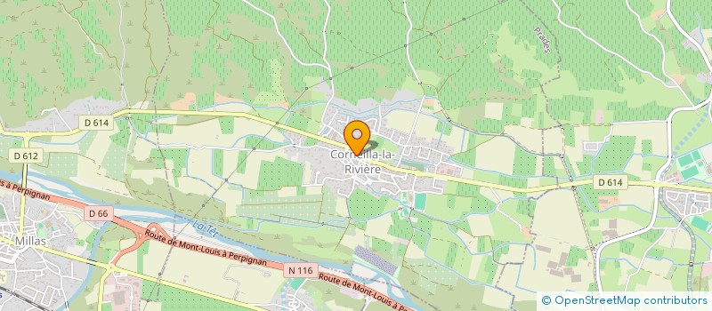 localisation de l'entreprise MONSIEUR MAXIME MIR  CORNEILLA-LA-RIVIERE